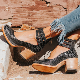 Mirella™ | Zapatos de tacón de cuero cómodos