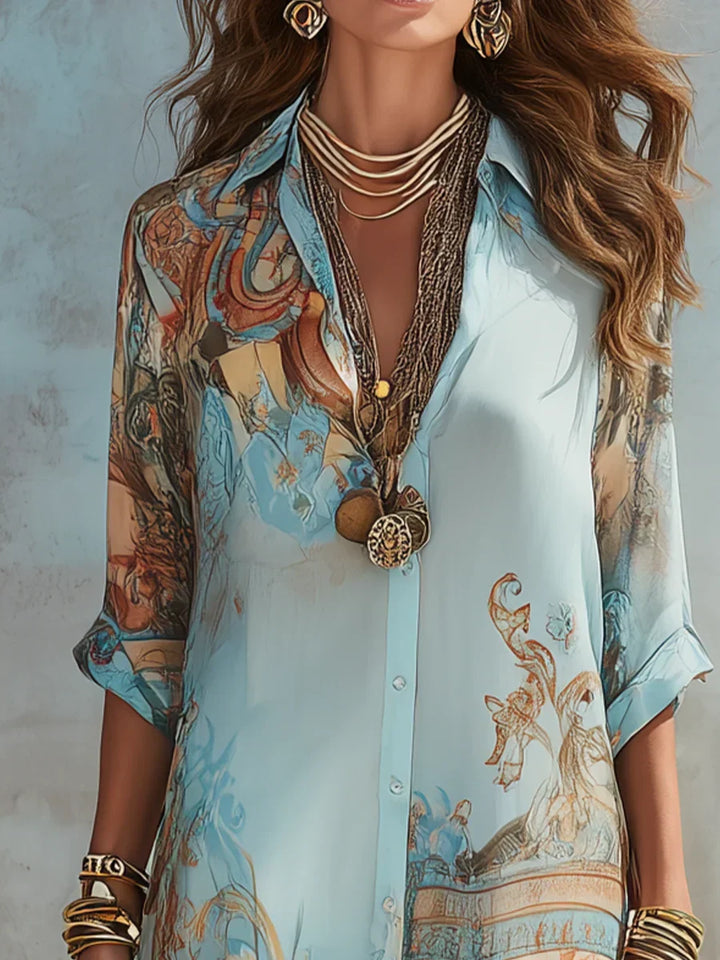 Mara | Vestido elegante de verano de corte fluido