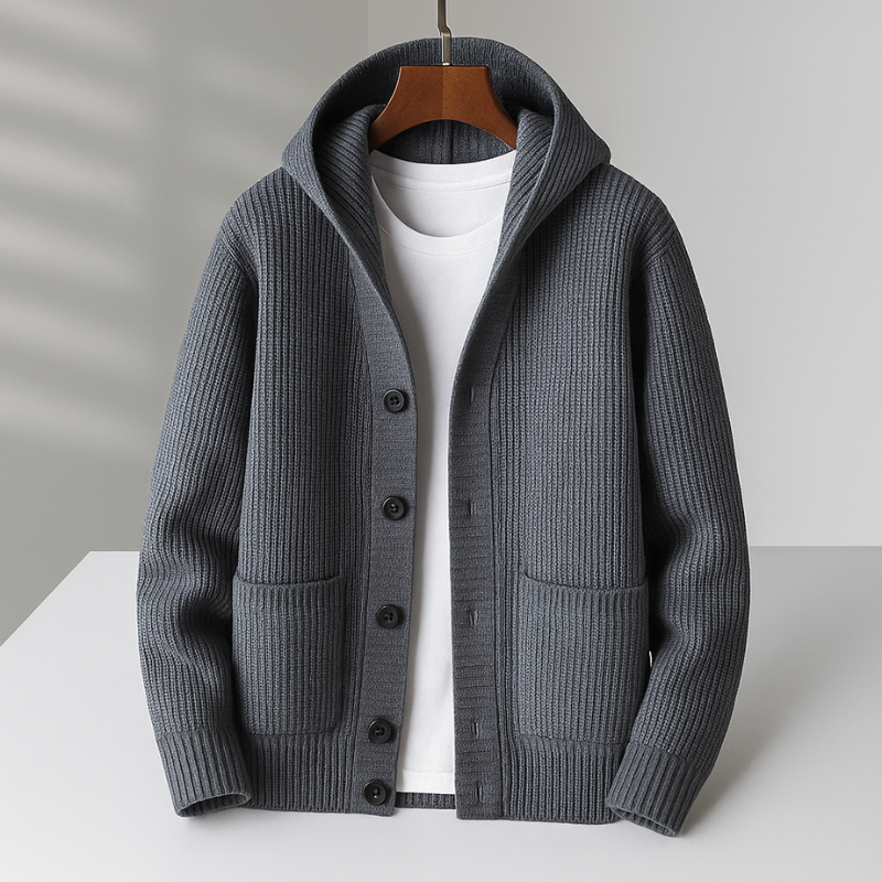 Cardigan Horizonte – Línea Esencial Hombre