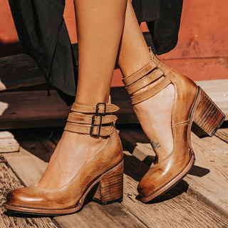 Mirella™ | Zapatos de tacón de cuero cómodos