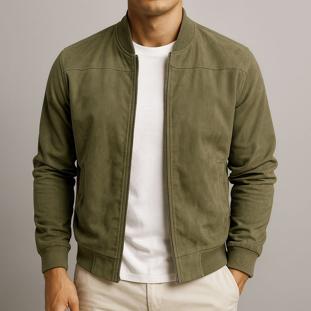 Colina | Chaqueta de aspecto ante para hombre