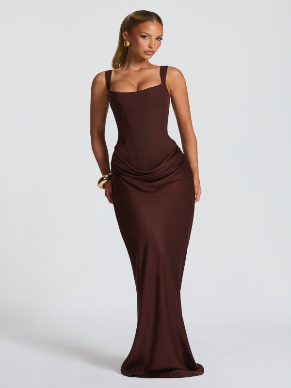 Maxivestido reloj de arena