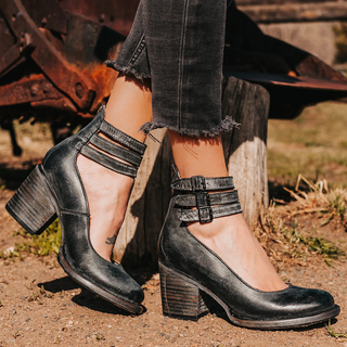 Mirella™ | Zapatos de tacón de cuero cómodos