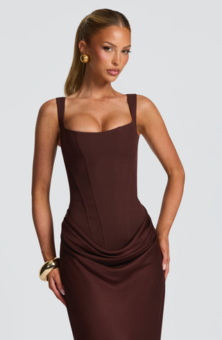 Maxivestido reloj de arena