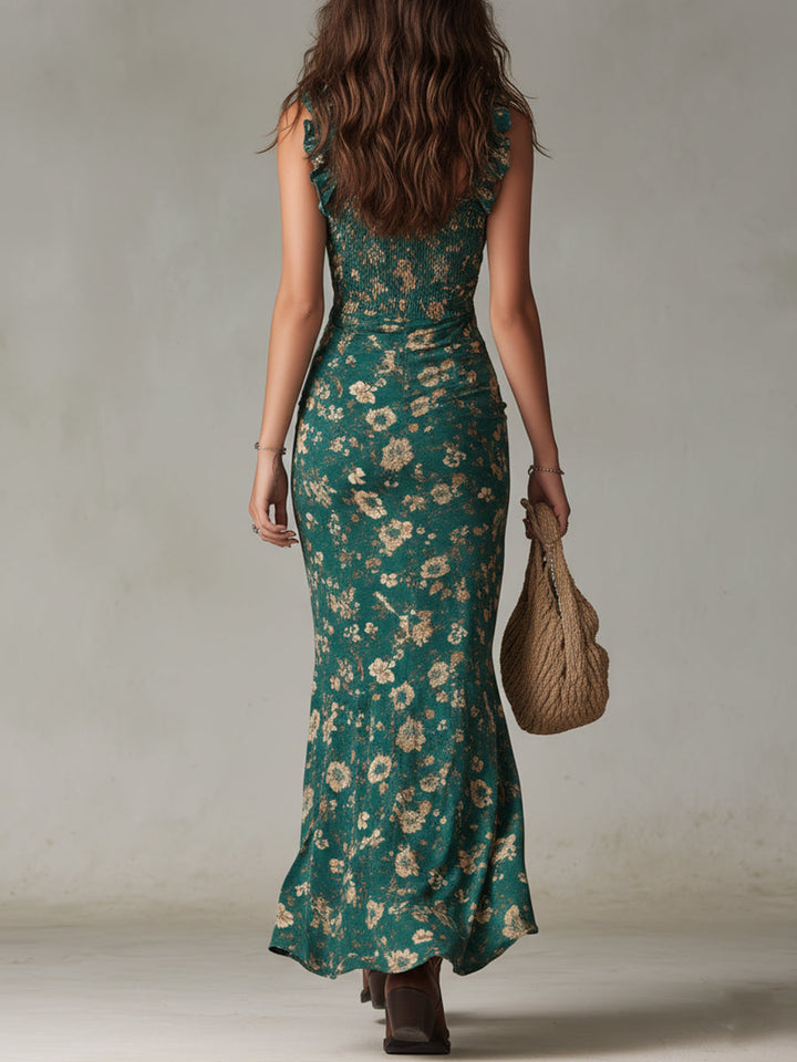 Lara | Vestido largo de estilo boho retro