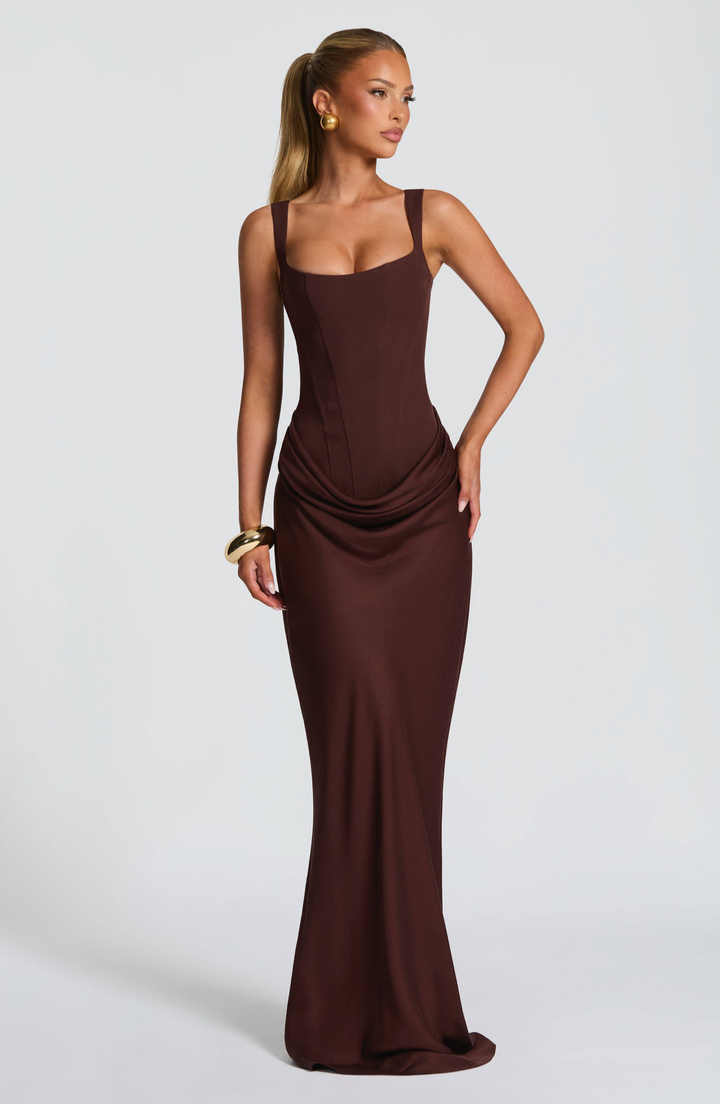 Maxivestido reloj de arena