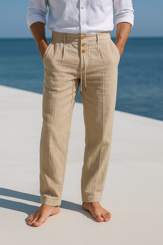 MATTEO | PANTALÓN DE VERANO DE LINO LIGERO