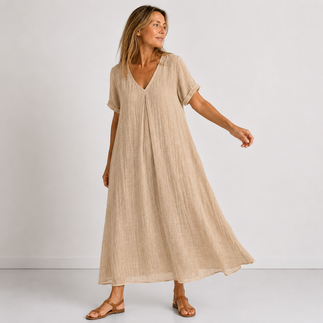 Violeta | Vestido largo y fluido