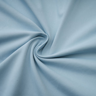 Vestido largo asimétrico plisado Catalina en azul celeste