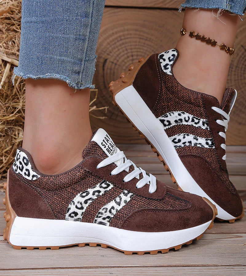 ZAPATILLAS DEPORTIVAS CÓMODAS CON PLATAFORMA ERGONÓMICA