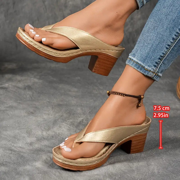 Sandalias elegantes y cómodas