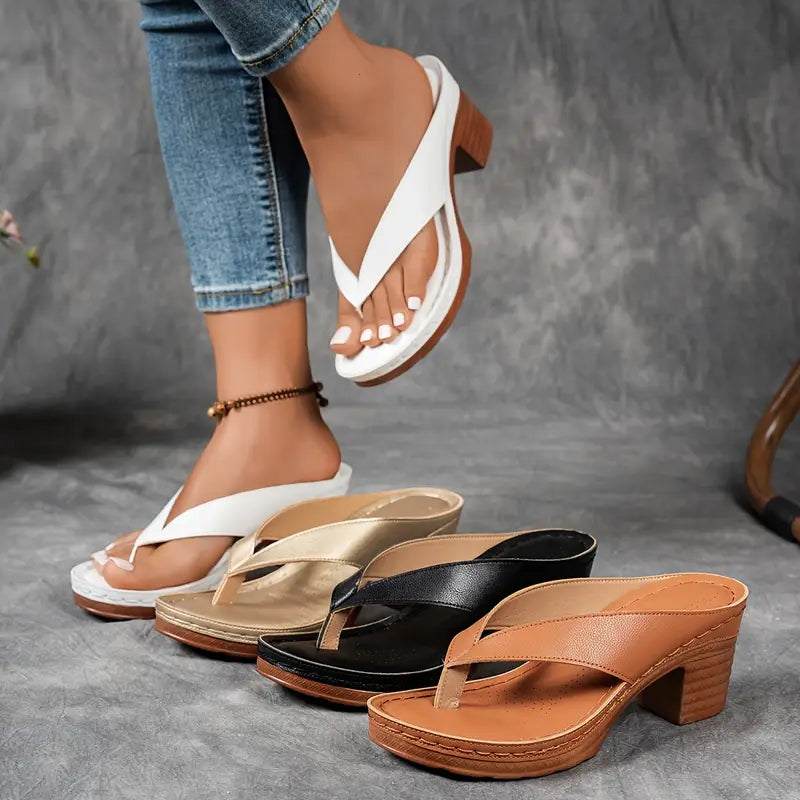 Sandalias elegantes y cómodas