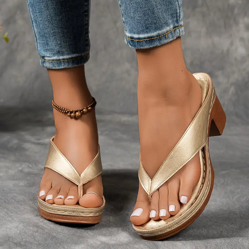 Sandalias elegantes y cómodas