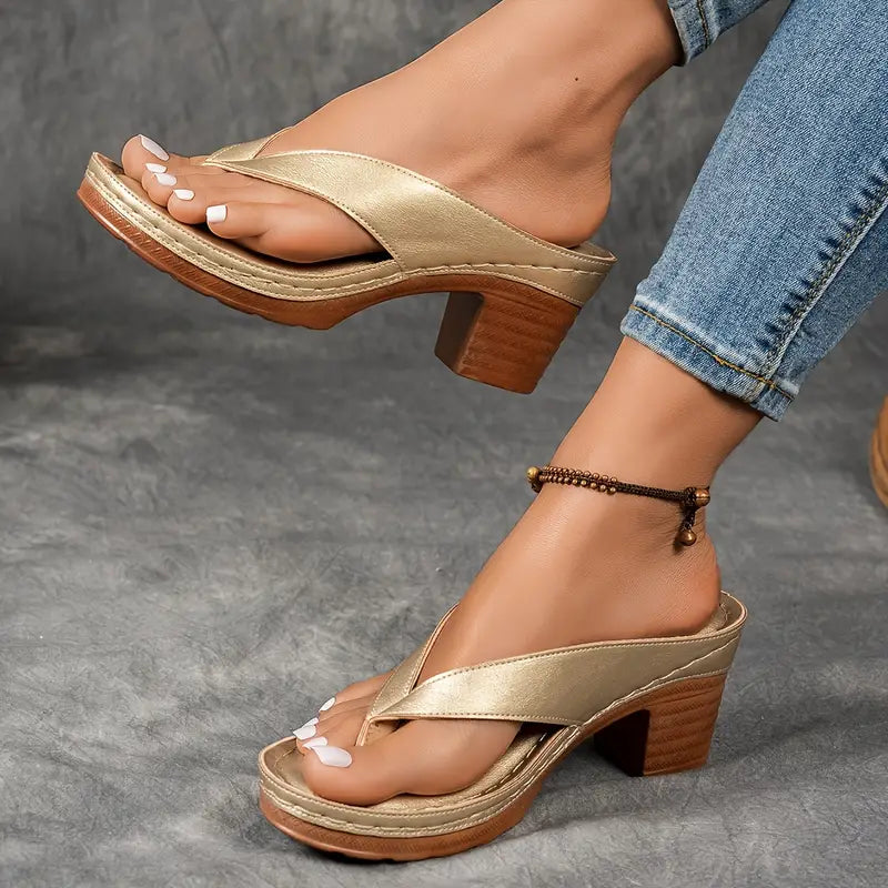 Sandalias elegantes y cómodas