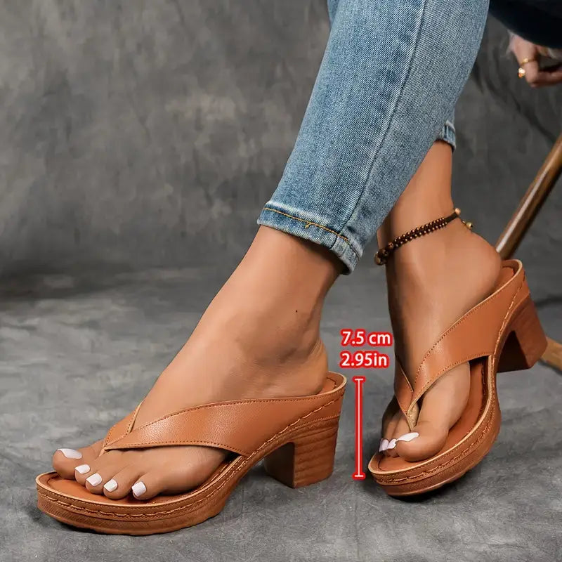 Sandalias elegantes y cómodas
