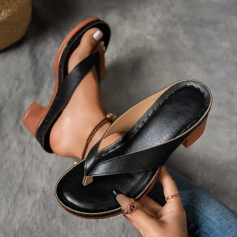Sandalias elegantes y cómodas