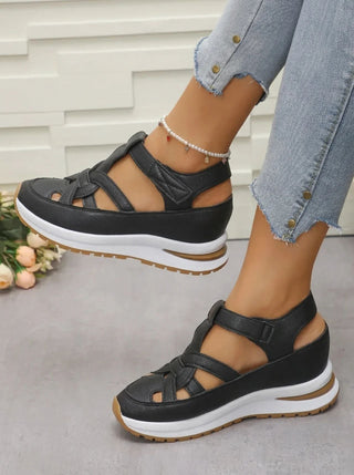 Duna - Sandalias de cuña cómodas para mujer