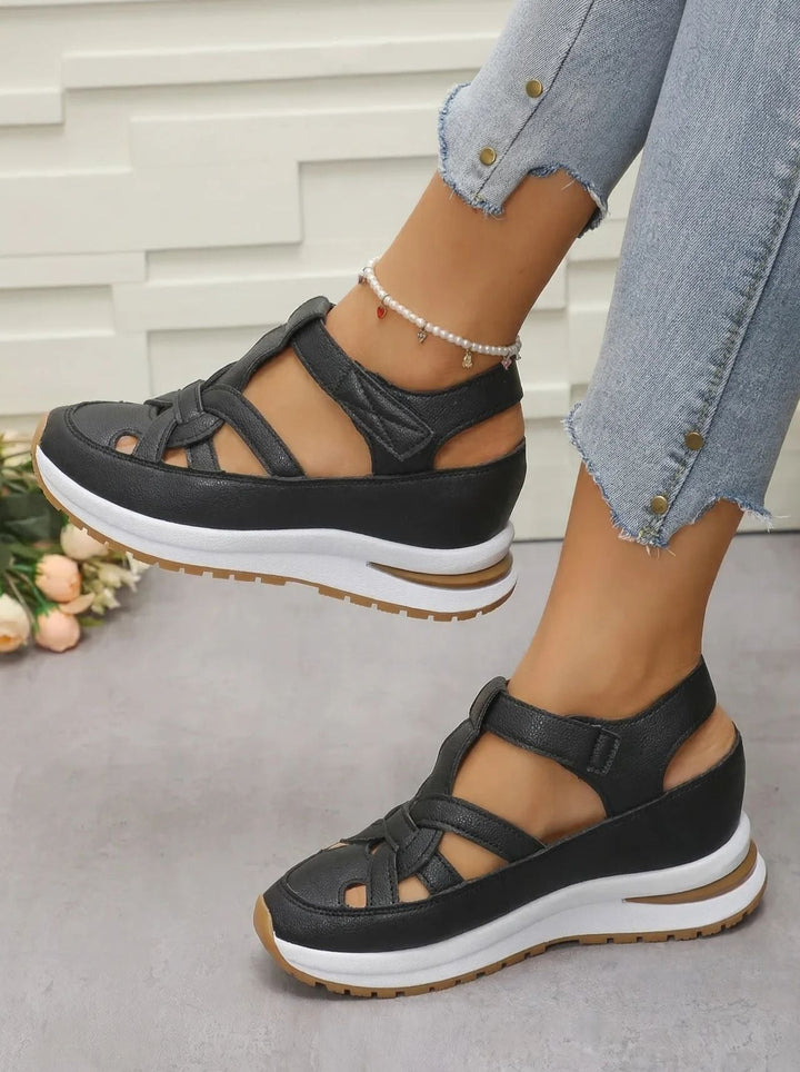 Duna - Sandalias de cuña cómodas para mujer