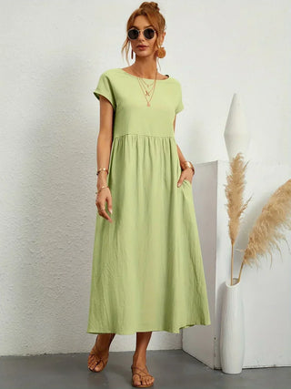 Gabrielle™ — Vestido midi fluido de elegancia atemporal