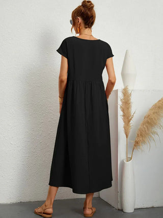 Gabrielle™ — Vestido midi fluido de elegancia atemporal