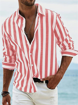 Camisa de rayas ligera de verano