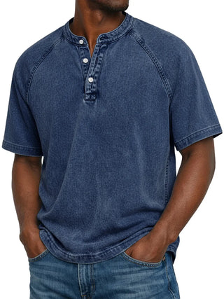 Camisa vintage abotonada para hombre