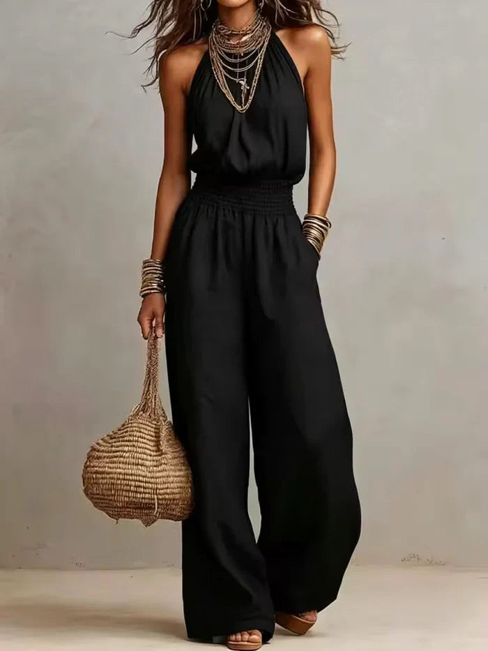Ainhoa | Mono con cuello halter