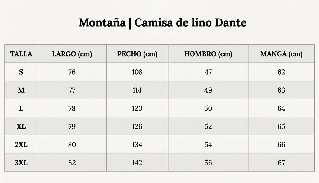 Montaña | Camisa de lino Dante