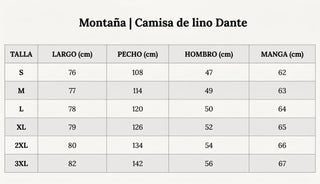 Montaña | Camisa de lino Dante