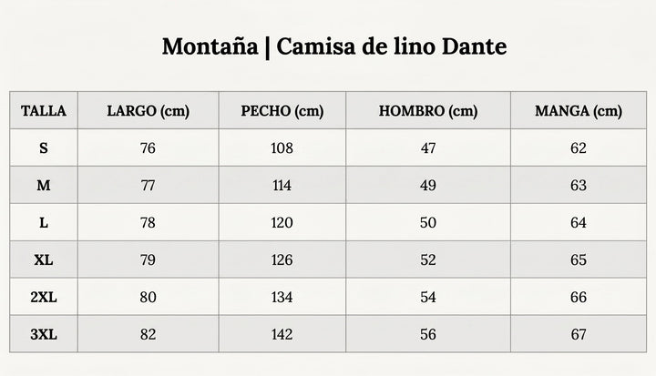 Montaña | Camisa de lino Dante