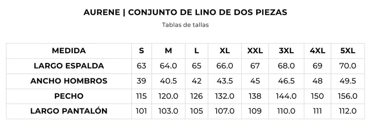 AURENE | CONJUNTO DE LINO DE DOS PIEZAS