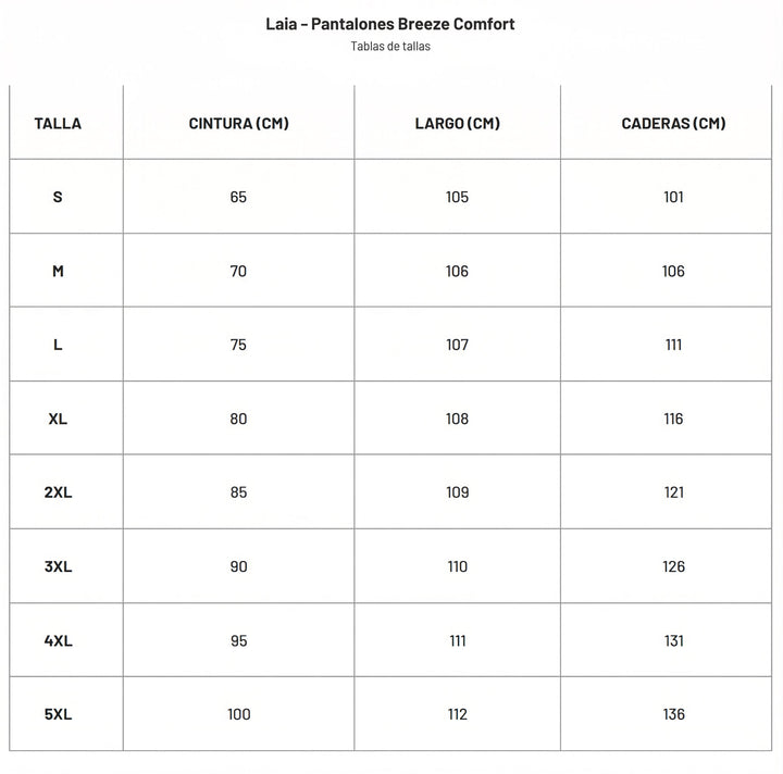 Laia - Pantalones Breeze Comfort