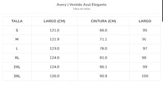 Avery | Vestido Azul Elegante