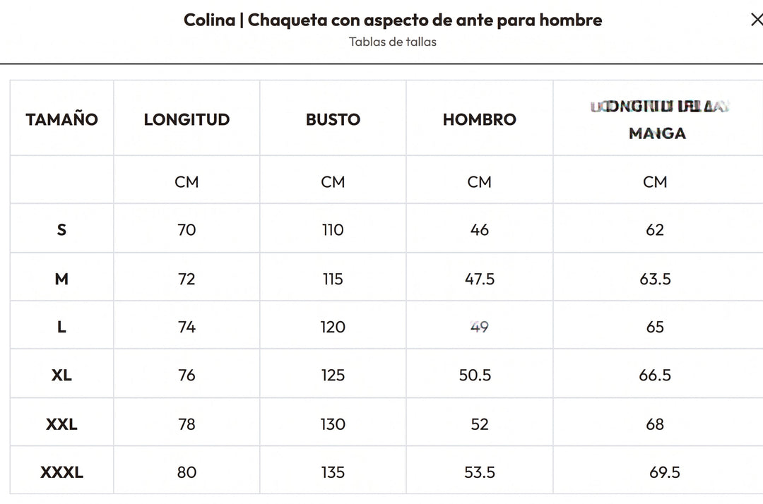 Colina | Chaqueta de aspecto ante para hombre