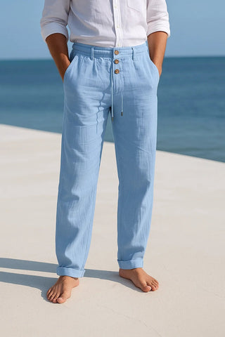 MATTEO | PANTALÓN DE VERANO DE LINO LIGERO
