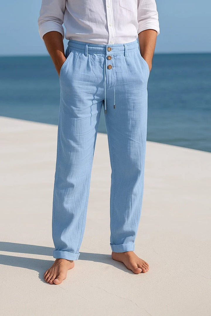 MATTEO | PANTALÓN DE VERANO DE LINO LIGERO