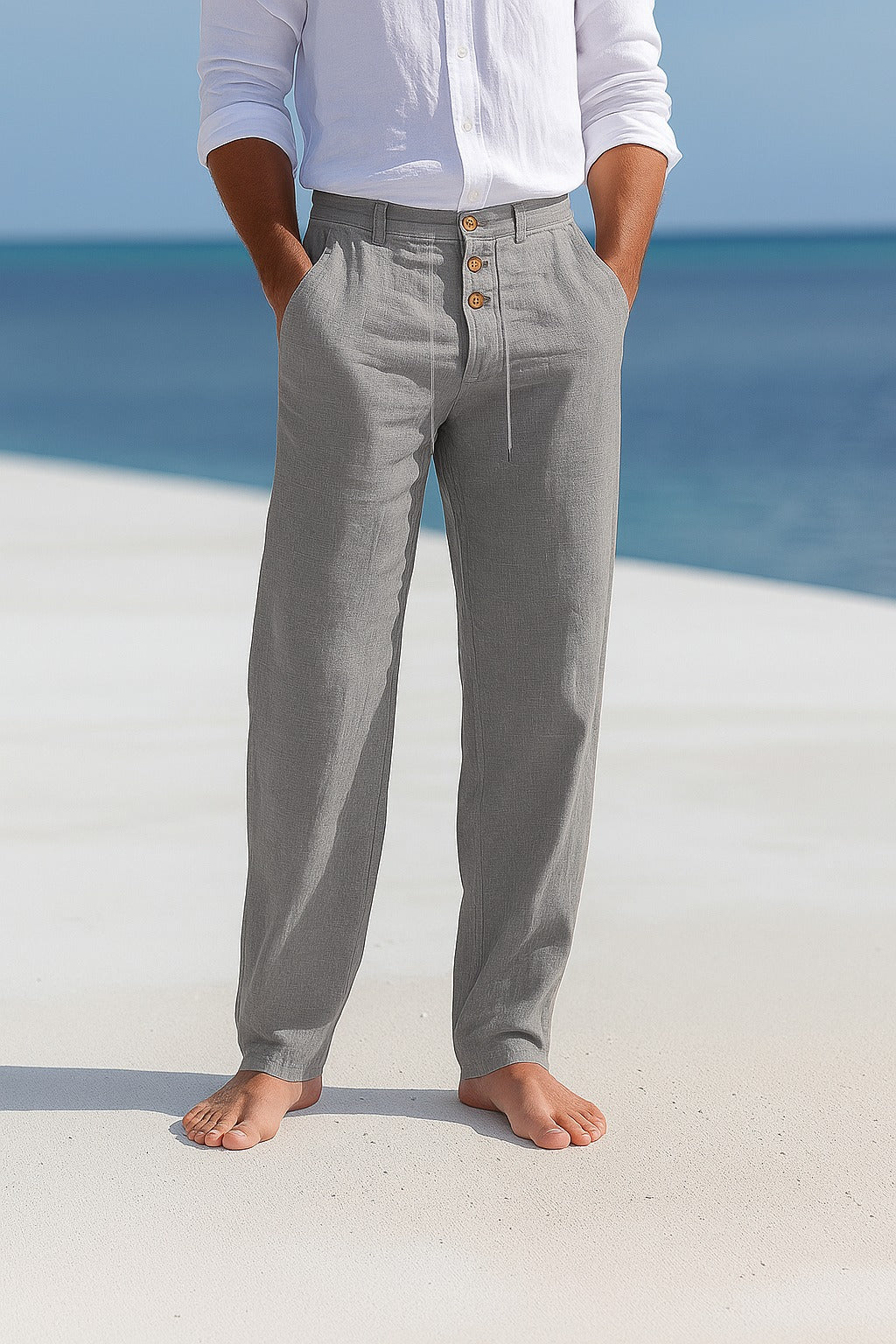 MATTEO | PANTALÓN DE VERANO DE LINO LIGERO