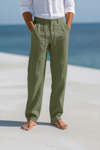 MATTEO | PANTALÓN DE VERANO DE LINO LIGERO