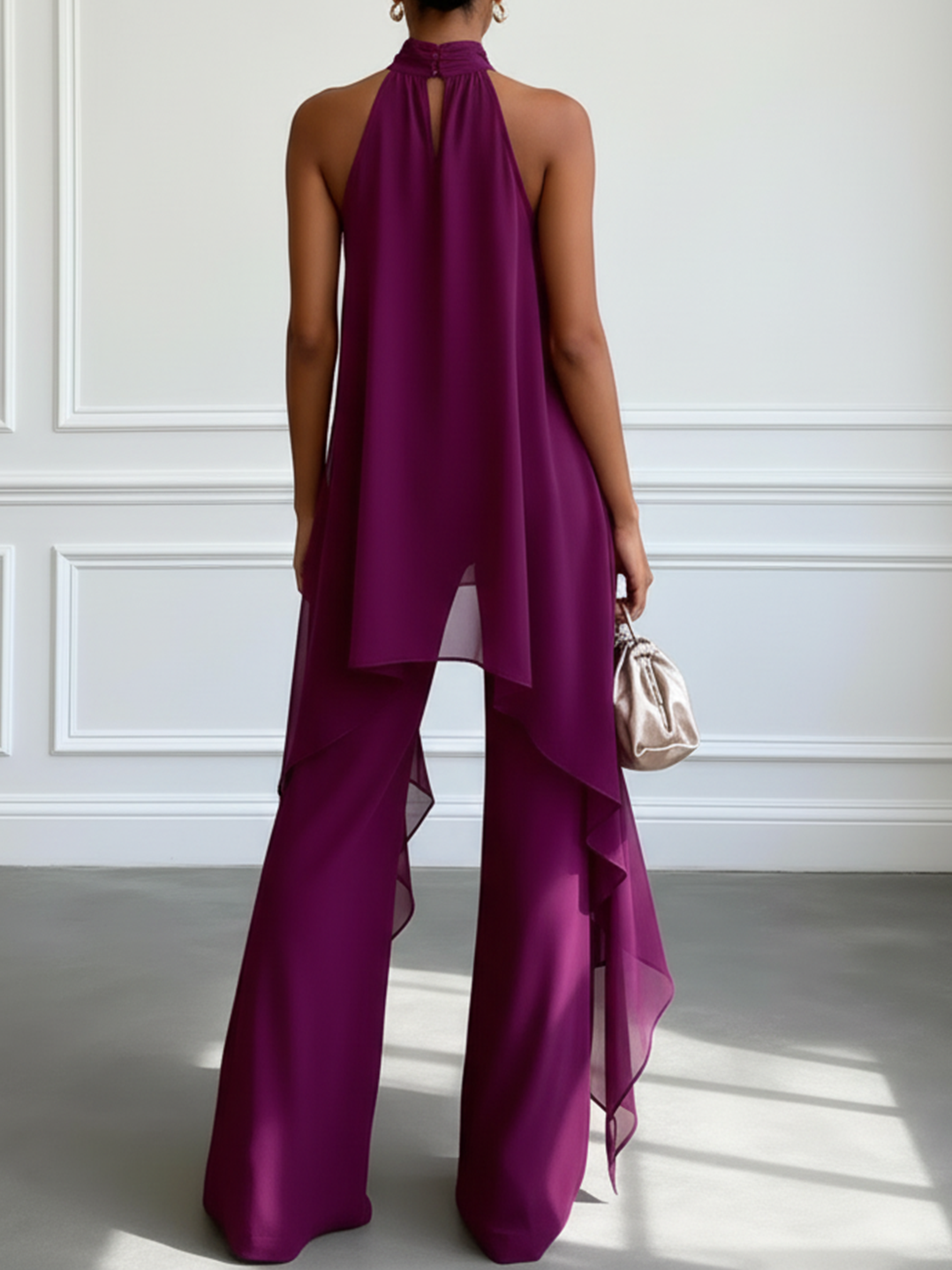 ELEGANTE CONJUNTO HALTER PARA MUJER