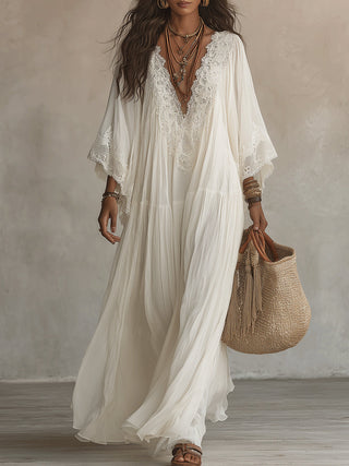 Saray | Vestido largo de gasa