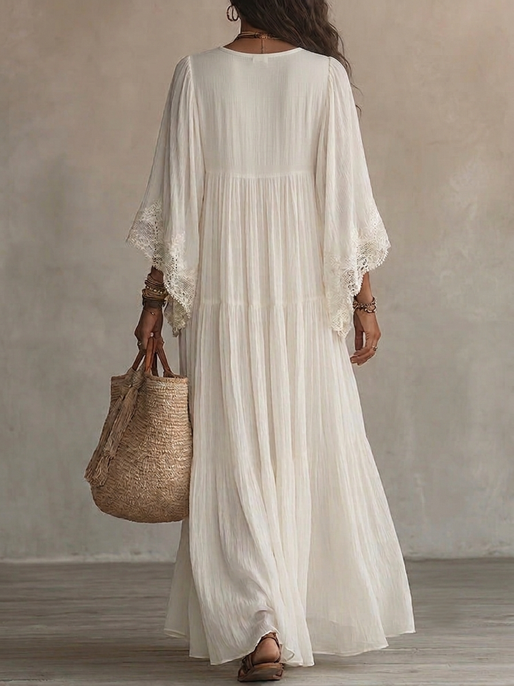 Saray | Vestido largo de gasa