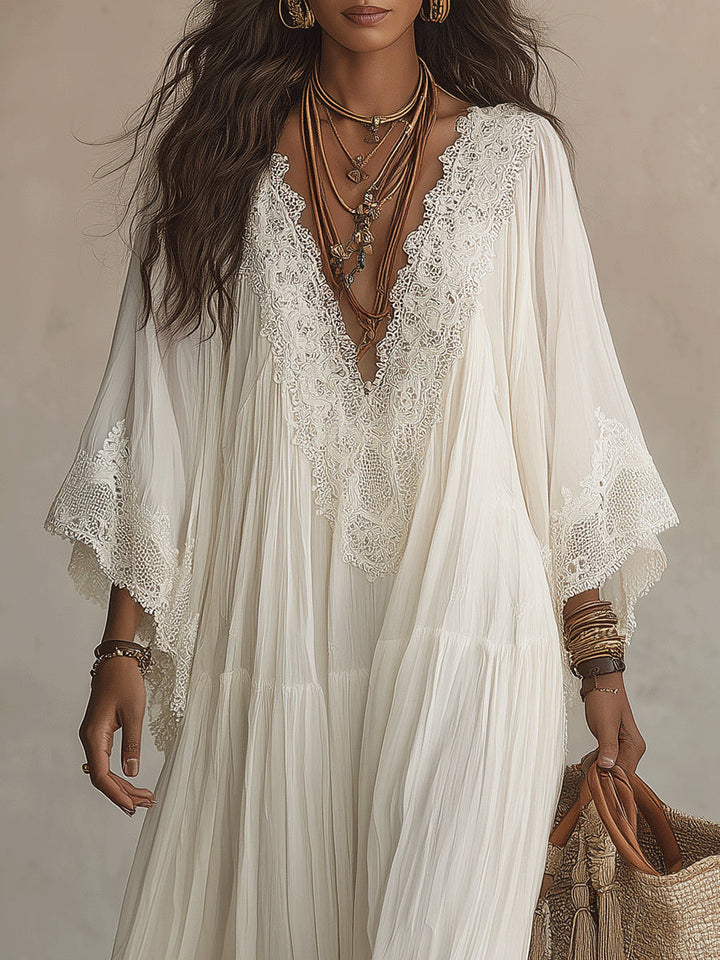 Saray | Vestido largo de gasa