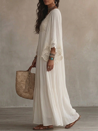 Saray | Vestido largo de gasa