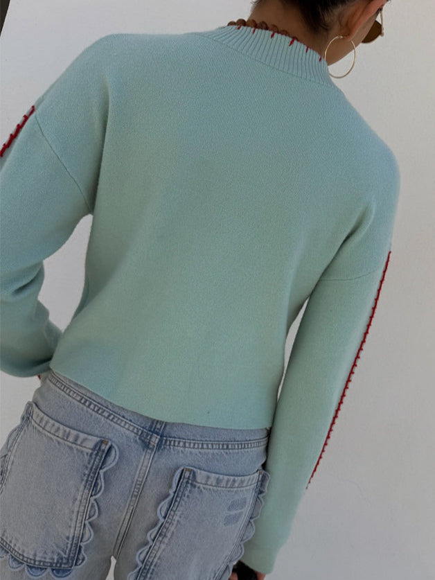 Cárdigan de punto con divertido estampado de pulpos