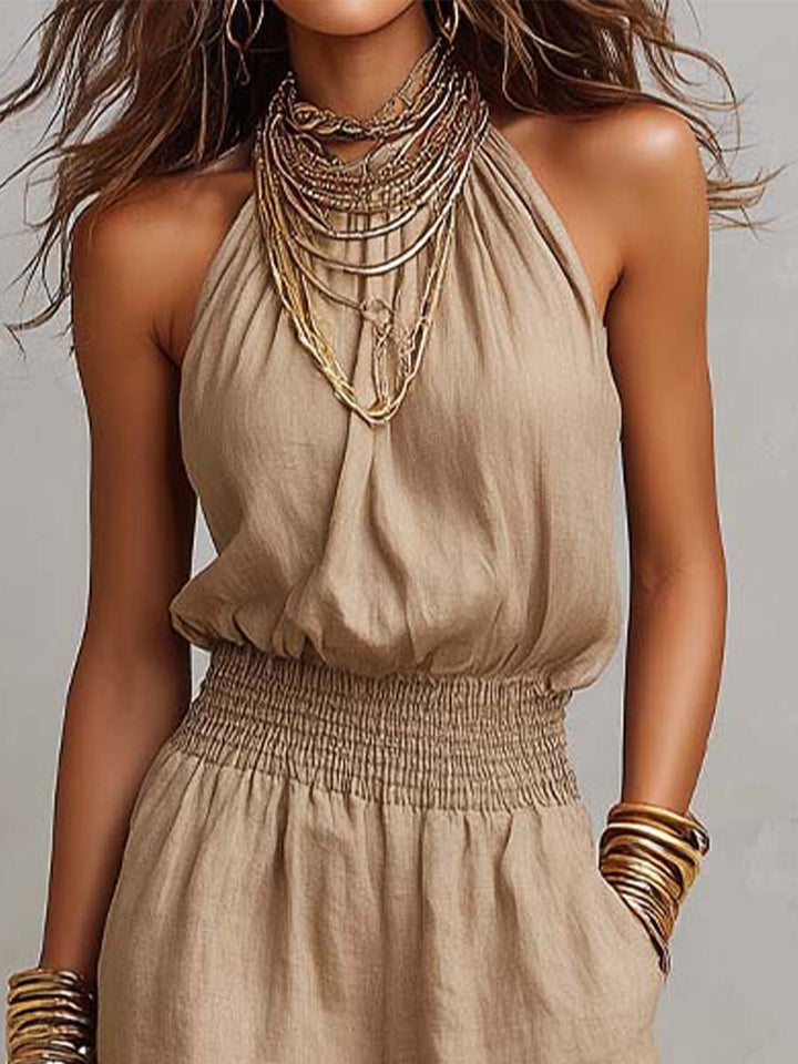 Ainhoa | Mono con cuello halter