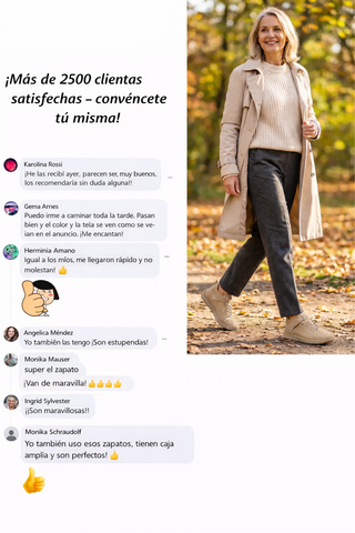 Zapatillas ortopédicas cómodas y sin dolor