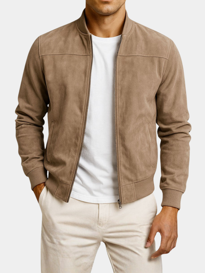 Colina | Chaqueta de aspecto ante para hombre