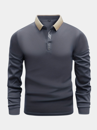 POLO DE MANGA LARGA PARA HOMBRE