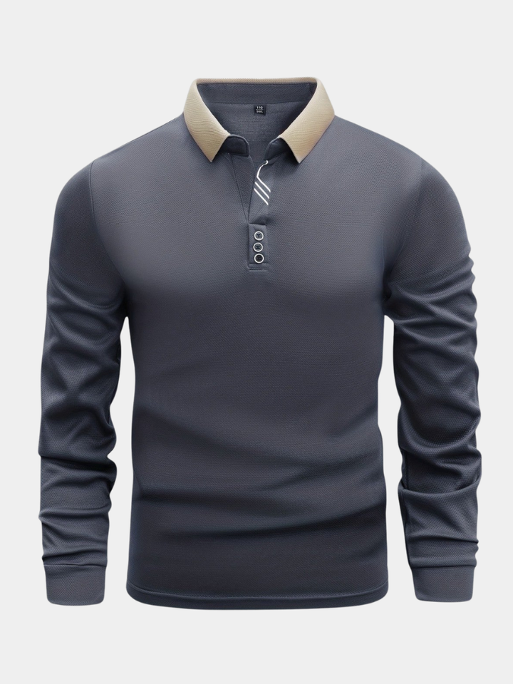 POLO DE MANGA LARGA PARA HOMBRE