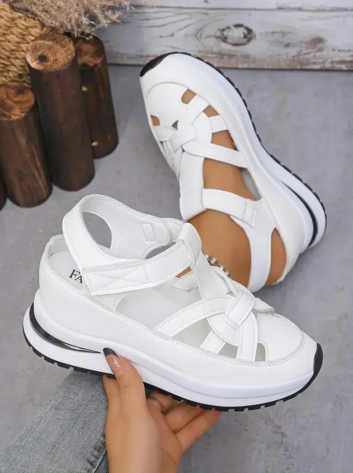 Duna - Sandalias de cuña cómodas para mujer